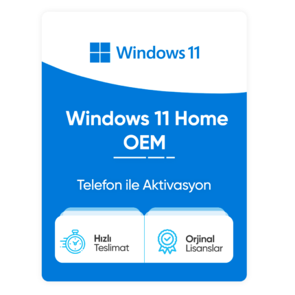 Microsoft Windows 11 Home OEM - Telefon Aktivasyon