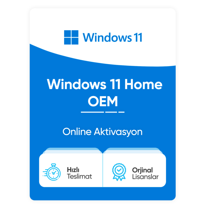 Microsoft Windows 11 Home OEM - Online Aktivasyon - Görsel 1