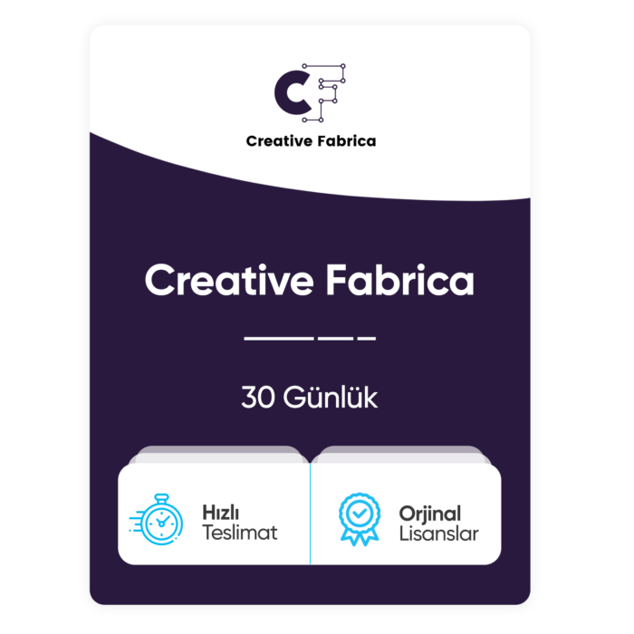 Creative Fabrica 30 gün - Görsel 1