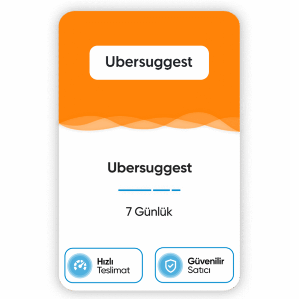Ubersuggest - 7 Günlük