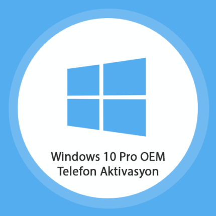 Microsoft Windows 10 Pro OEM - Telefon Aktivasyon